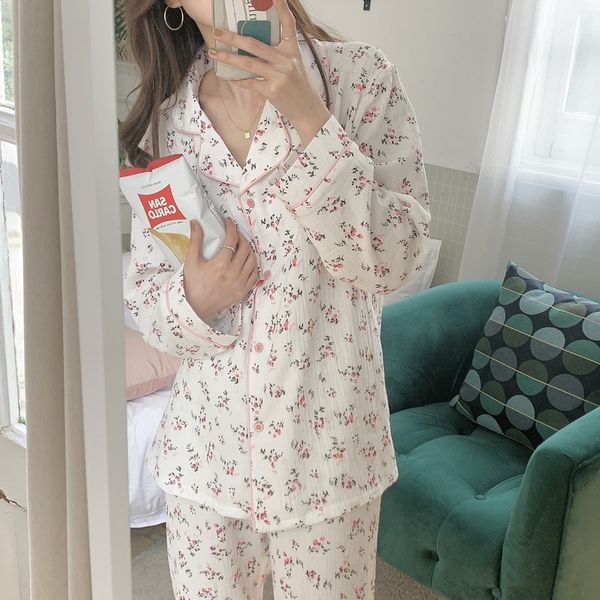 casual dresses women vintage floral printing fashion 2021 cardigans gentle loose all match femme pajamas sets wvd9, Black;gray
casual dresses women vintage floral printing fashion 2021 cardigans gentle loose all match femme pajamas sets wvd9, Black;gray