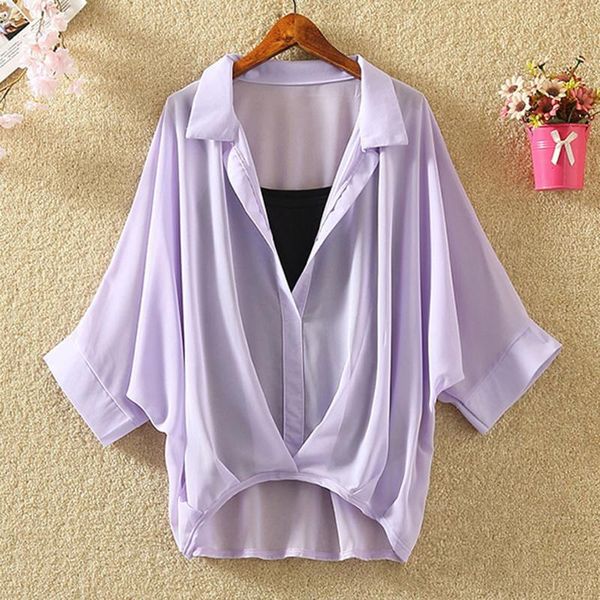 women's blouses & shirts women solid color chiffon summer half sleeve loose v-neck ladies casual blouse plus size striped 2021 #t1, White
women's blouses & shirts women solid color chiffon summer half sleeve loose v-neck ladies casual blouse plus size striped 2021 #t1, White