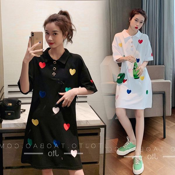 52769# maternity dress summer cotton short sleeves loose stylish floral pregnant women mom dresses, White
52769# maternity dress summer cotton short sleeves loose stylish floral pregnant women mom dresses, White