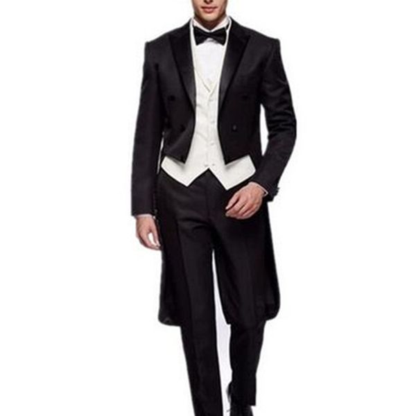men's suits & blazers jacket + waistcoat pants* pantsuit tail pierced bridegroom of the men custom-made men's tuxedo-shaped ball f, White;black
men's suits & blazers jacket + waistcoat pants* pantsuit tail pierced bridegroom of the men custom-made men's tuxedo-shaped ball f, White;black