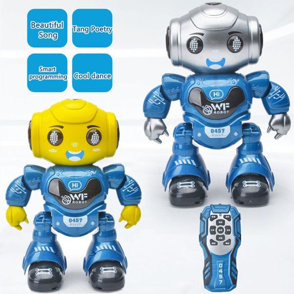 2.4g smart recording rc robot program walking glide singing dance mutil-function robot toy kids eductional toy boy rc toy gifts
2.4g smart recording rc robot program walking glide singing dance mutil-function robot toy kids eductional toy boy rc toy gifts