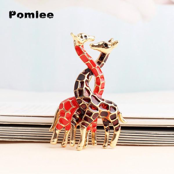 pins, brooches pomlee 4 colors two necks together giraffee for women love animal party brooch pin gifts whosales, Gray
pins, brooches pomlee 4 colors two necks together giraffee for women love animal party brooch pin gifts whosales, Gray