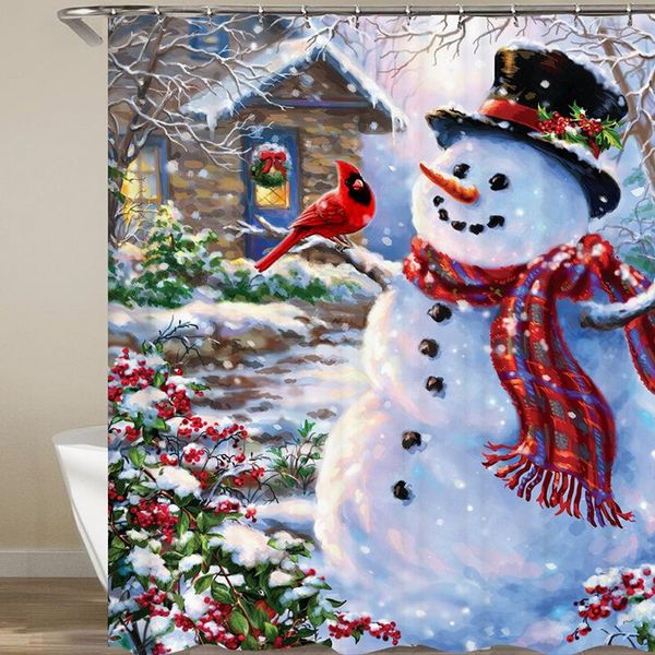 cute snowman christmas tree santa claus printed shower curtain children's bathroom decoration waterproof curtains
cute snowman christmas tree santa claus printed shower curtain children's bathroom decoration waterproof curtains