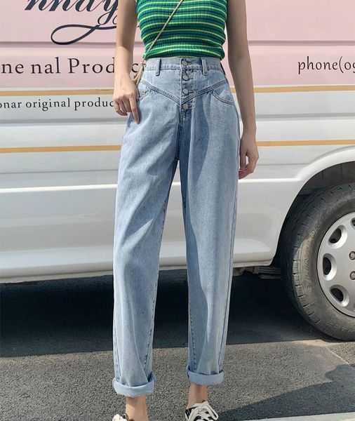 boyfriend harem vintage mom womens jean high waist denim pants loose plus size blue retro chic maxi
boyfriend harem vintage mom womens jean high waist denim pants loose plus size blue retro chic maxi