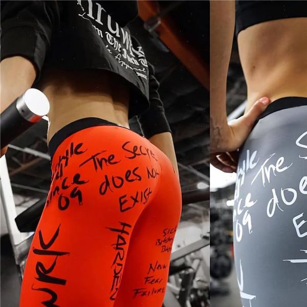 fashion letters print fitness womens legging long stretch push up elastic high waist sportwear workout gym for, Black
fashion letters print fitness womens legging long stretch push up elastic high waist sportwear workout gym for, Black