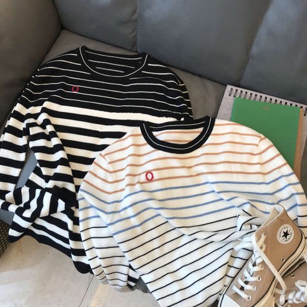 single superfine wool with tencel color stripe loose knitted sweater autumn, White;black
single superfine wool with tencel color stripe loose knitted sweater autumn, White;black