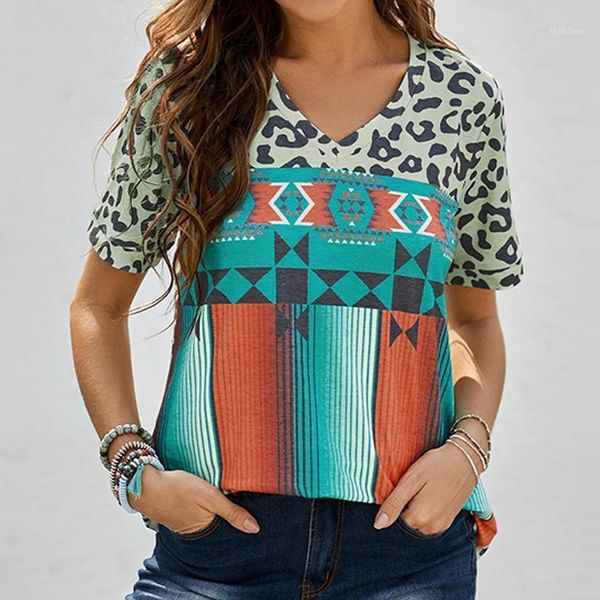 summer fashion shirt leopard graphic t women base v-neck tees kiss geometric funny tshirt women's t-shirt, White
summer fashion shirt leopard graphic t women base v-neck tees kiss geometric funny tshirt women's t-shirt, White
