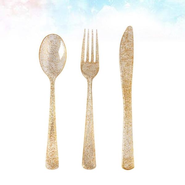 spoons 1 set of 36pcs disposable cutlery glittering utensils wedding party tableware (cutter fork spoon for each 12pcs)
spoons 1 set of 36pcs disposable cutlery glittering utensils wedding party tableware (cutter fork spoon for each 12pcs)