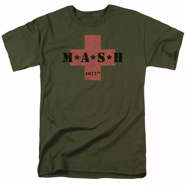 mash mash cross t shirt mens licensed classic tv military green, White;black
mash mash cross t shirt mens licensed classic tv military green, White;black
