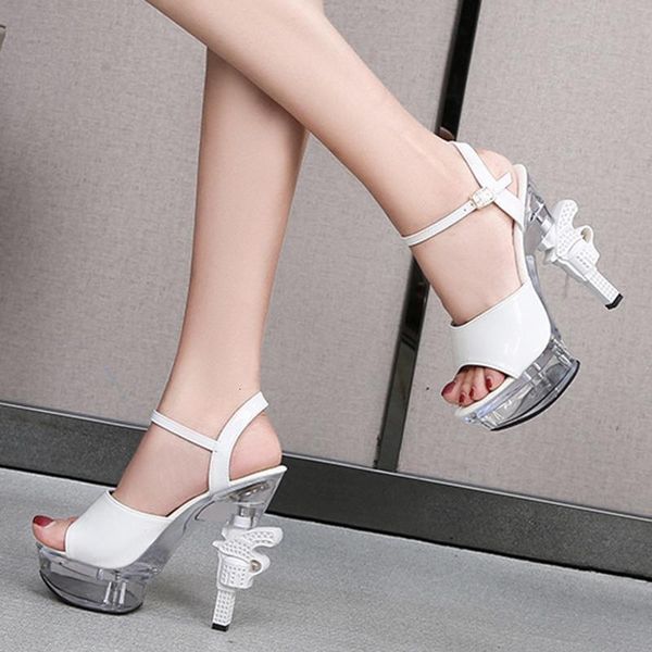 sandals female quality super high heel 14cm transparent crystal ladies shoes model catwalk large size pole dance vx40, Black
sandals female quality super high heel 14cm transparent crystal ladies shoes model catwalk large size pole dance vx40, Black