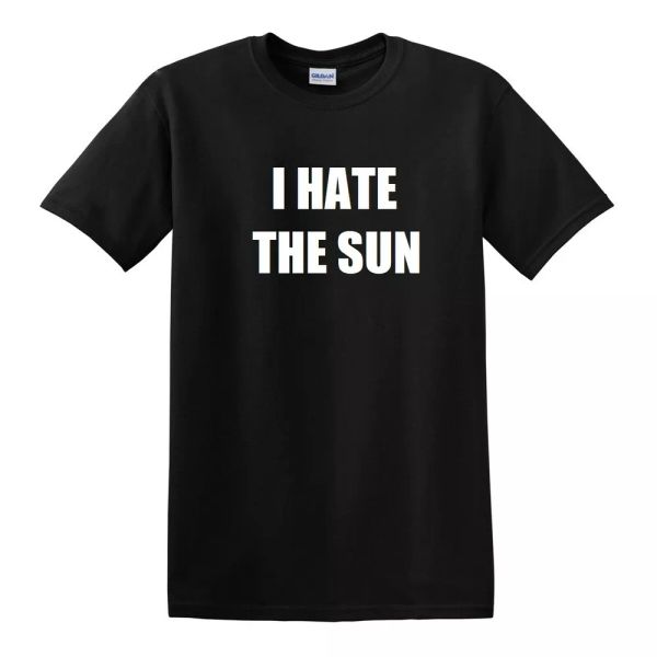 i hate the sun t-shirt funny geek nerd computer pnw gamer funny tee shirt, White;black
i hate the sun t-shirt funny geek nerd computer pnw gamer funny tee shirt, White;black