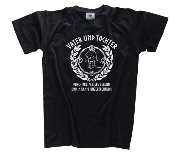 father and daughter in blood love unites and in battle german t-shirt s - 3xl, White;black
father and daughter in blood love unites and in battle german t-shirt s - 3xl, White;black