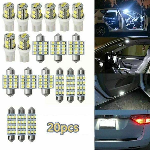 car headlights 20pcs combo led interior light dome map lamp door plate bulbs license white lights a8z9
car headlights 20pcs combo led interior light dome map lamp door plate bulbs license white lights a8z9