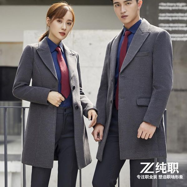 women's wool & blends of 2021 autumn winters professional men and women in same cloth coat woolen female long sales overalls, Black
women's wool & blends of 2021 autumn winters professional men and women in same cloth coat woolen female long sales overalls, Black