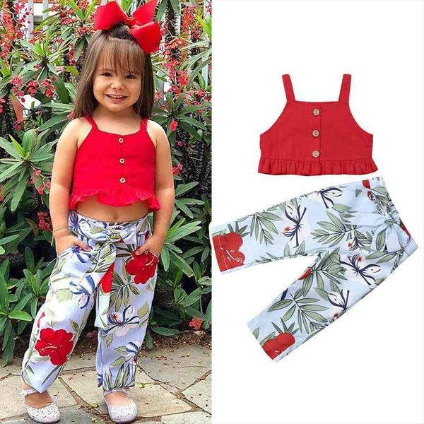 0 5y summer fashion toddler baby girl clothes 2pcs sets sleeveless red crop floral pants outfit set holiday, White
0 5y summer fashion toddler baby girl clothes 2pcs sets sleeveless red crop floral pants outfit set holiday, White