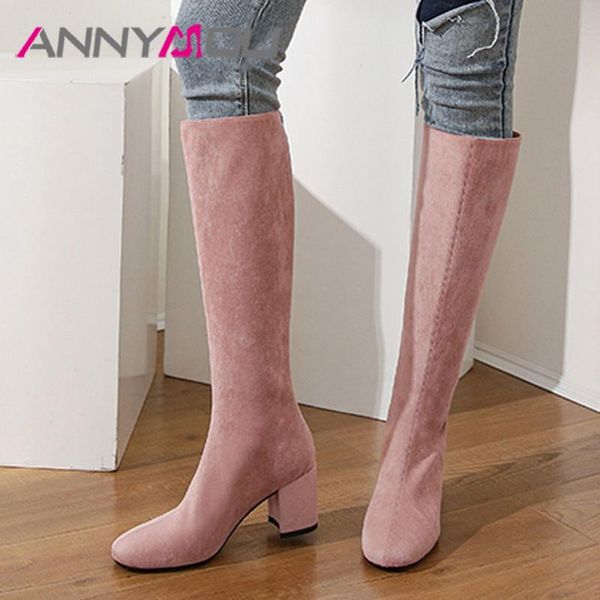 boots annymoli high heel knee square toe woman chunky long fashion female shoes autumn winter apricot pink, Black
boots annymoli high heel knee square toe woman chunky long fashion female shoes autumn winter apricot pink, Black