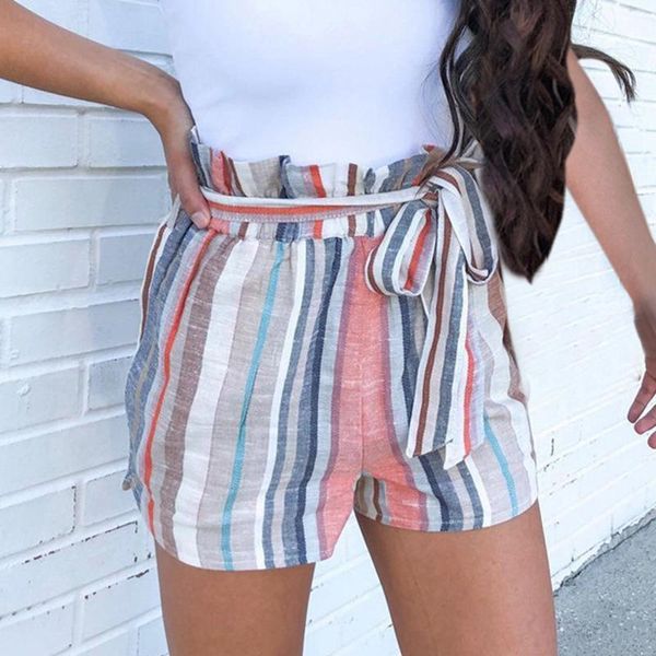 fashion striped shorts woman summer high waist tie belt casual pocket ladies holiday short trousers xl women's, White;black
fashion striped shorts woman summer high waist tie belt casual pocket ladies holiday short trousers xl women's, White;black