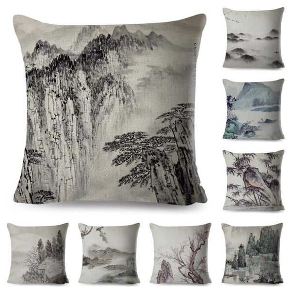 cushion/decorative pillow case linen chinese ink scenic 45*45 cm square cushion cover for sofa home decorative printed flowers throw pillowc
cushion/decorative pillow case linen chinese ink scenic 45*45 cm square cushion cover for sofa home decorative printed flowers throw pillowc