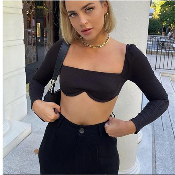 women's t-shirt kayotuas women rib knit long sleeve off-the-shoulder stretchy backless solid color 2021 fashion clothes, White
women's t-shirt kayotuas women rib knit long sleeve off-the-shoulder stretchy backless solid color 2021 fashion clothes, White