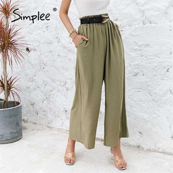 solid color high waist wide leg pants women loose casual summer trousers classic ruffled soft long female bottoms 211115, Black;white
solid color high waist wide leg pants women loose casual summer trousers classic ruffled soft long female bottoms 211115, Black;white