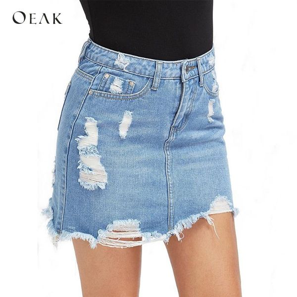 skirts oeak denim skirt ripped high waist mini women pockets bule jeans girls casual fashion, Black
skirts oeak denim skirt ripped high waist mini women pockets bule jeans girls casual fashion, Black