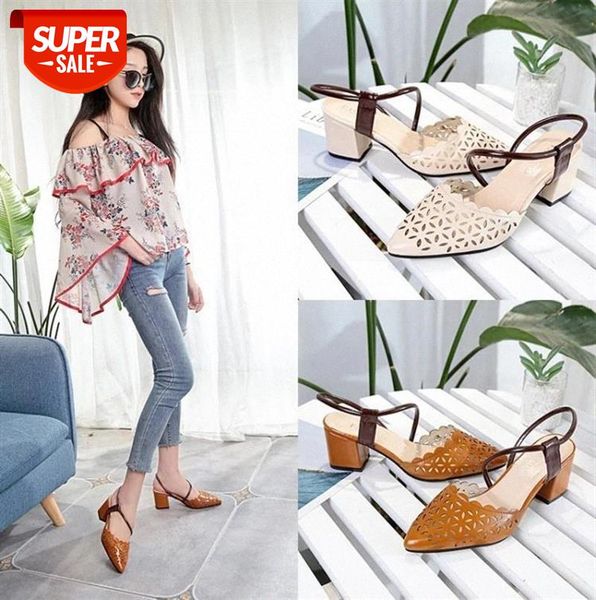 spring and summer new pointy thick heel medium high baotou sandals for women #hr1e, Black
spring and summer new pointy thick heel medium high baotou sandals for women #hr1e, Black