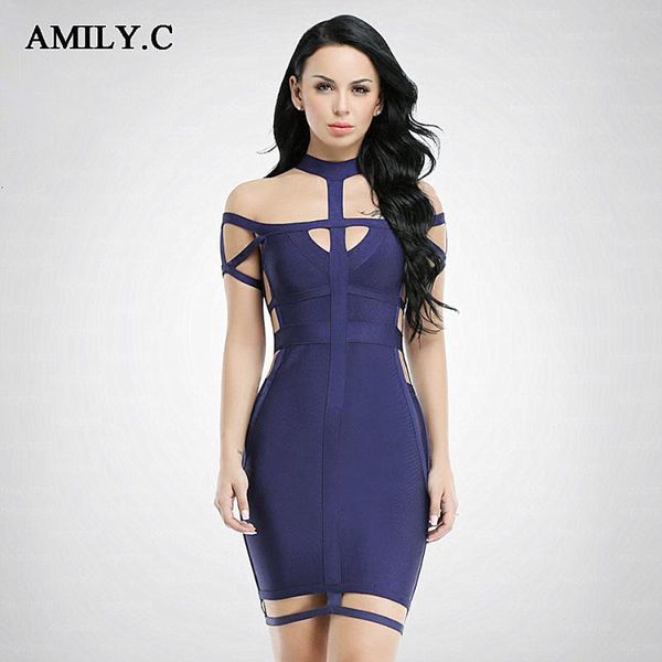 casual dresses amily.c spring women bandage dress halter neck bodycon hollow out celebrity party apricot vestidos, Black;gray
casual dresses amily.c spring women bandage dress halter neck bodycon hollow out celebrity party apricot vestidos, Black;gray