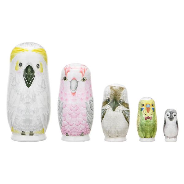 5pcs owl bird wooden painted russian matryoshka doll handmade nesting dolls set matryoshka dolls toys home decor dropshipping#38
5pcs owl bird wooden painted russian matryoshka doll handmade nesting dolls set matryoshka dolls toys home decor dropshipping#38