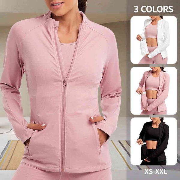 vutru long sleeve sports jacket women zip fitness yoga shirt winter warm gym activewear running coats pink workout clothes
vutru long sleeve sports jacket women zip fitness yoga shirt winter warm gym activewear running coats pink workout clothes