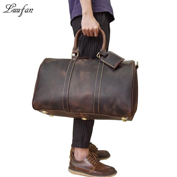 duffel bags vintage genuine leather travel bag dark brown 18" men's thick real weekend big shoulder tote
duffel bags vintage genuine leather travel bag dark brown 18" men's thick real weekend big shoulder tote