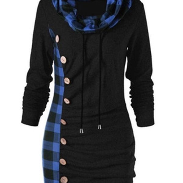 women's hoodies & sweatshirts sweatshirt women harajuku streetwear plaid long hoodie sell autumn fashion clothes kawaii korean clothing, Black
women's hoodies & sweatshirts sweatshirt women harajuku streetwear plaid long hoodie sell autumn fashion clothes kawaii korean clothing, Black
