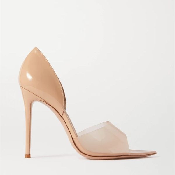 fashion shoes peep toes high heel slip on women pumps patent leather chic stiletto heels dress 45, Black
fashion shoes peep toes high heel slip on women pumps patent leather chic stiletto heels dress 45, Black
