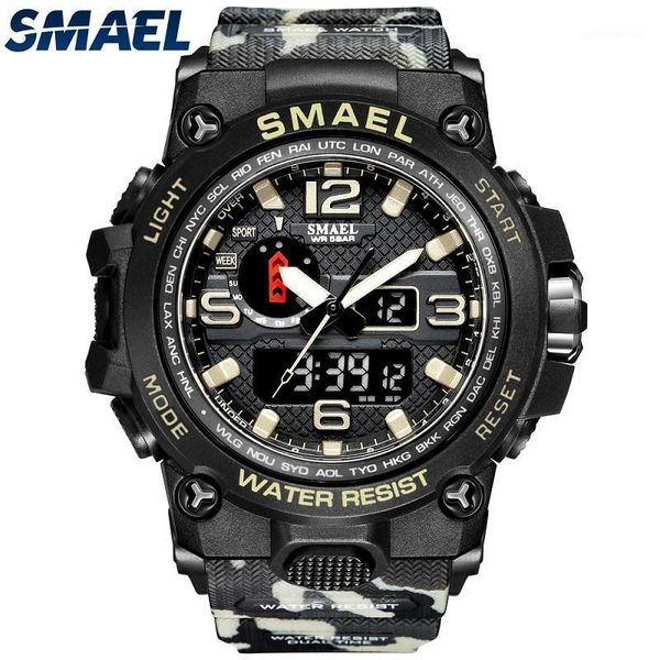 brand men military watch 50m waterproof wristwatch digital led electronic quartz clock sport male reloj hombre wristwatches, Slivery;brown
brand men military watch 50m waterproof wristwatch digital led electronic quartz clock sport male reloj hombre wristwatches, Slivery;brown