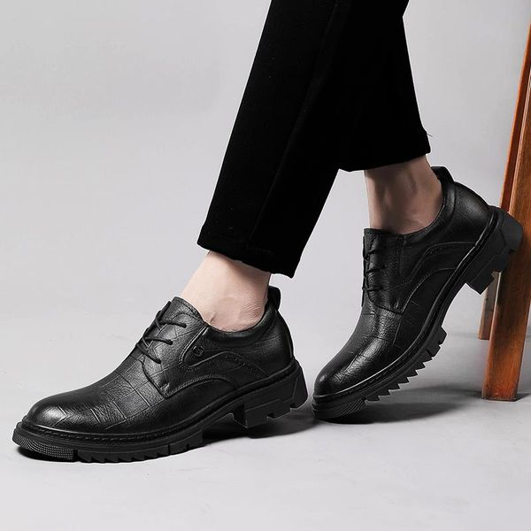 dress shoes natural leather oxford men handmade formal business wedding plus size outdoor flats, Black
dress shoes natural leather oxford men handmade formal business wedding plus size outdoor flats, Black