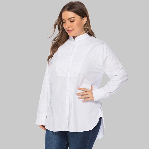 womens plus size t-shirt autumn office lady formal blouse white femme underwear women blouses medium length shirts, Black
womens plus size t-shirt autumn office lady formal blouse white femme underwear women blouses medium length shirts, Black