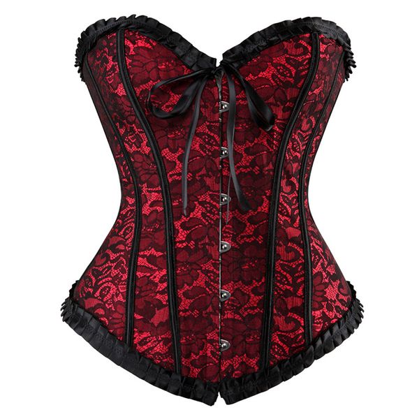 overbust corset body shapers for women lace floral bustier corsets lingerie plus size 6xl, Black;white
overbust corset body shapers for women lace floral bustier corsets lingerie plus size 6xl, Black;white
