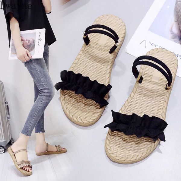 slippers 2021 summer flat bottom female korean wild student outdoor leisure beach sandals and, Black
slippers 2021 summer flat bottom female korean wild student outdoor leisure beach sandals and, Black