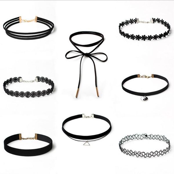 chokers pack 8 blogger girl tattoo burlesque plain tie choker collar collier colar kolye bib necklace boho anime steampunk jewelry, Golden;silver
chokers pack 8 blogger girl tattoo burlesque plain tie choker collar collier colar kolye bib necklace boho anime steampunk jewelry, Golden;silver