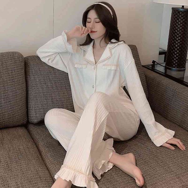 women's sleepwear ins elegant spring autumn women's pajamas set long sleeve trousers cotton pyjamas female temperament home clothe, Black;red
women's sleepwear ins elegant spring autumn women's pajamas set long sleeve trousers cotton pyjamas female temperament home clothe, Black;red