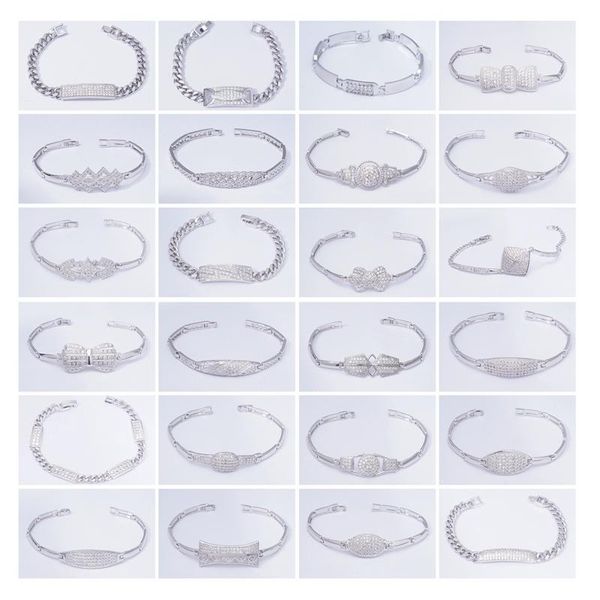 link, chain 10pcs wholesale silver color tennis bracelet for women crystal cubic zirconia rock punk bracelets link jewelry, Black
link, chain 10pcs wholesale silver color tennis bracelet for women crystal cubic zirconia rock punk bracelets link jewelry, Black