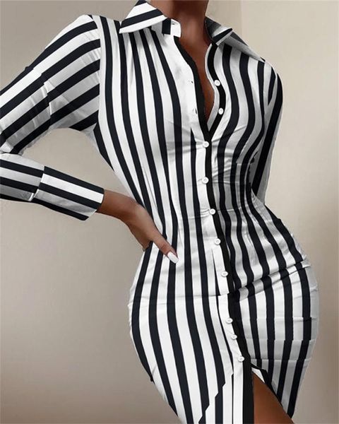 casual dresses 2021 spring autumn women's long-sleeved middle-sleeved fashion printed shirt, elegant dress ladies stitching long serrat, Black;gray
casual dresses 2021 spring autumn women's long-sleeved middle-sleeved fashion printed shirt, elegant dress ladies stitching long serrat, Black;gray