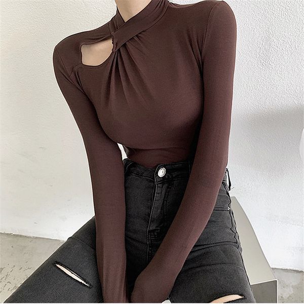 large size casual basic korea brief minimalist female fashion women arrival shirt solid warm t-shirt 210421, White 
large size casual basic korea brief minimalist female fashion women arrival shirt solid warm t-shirt 210421, White