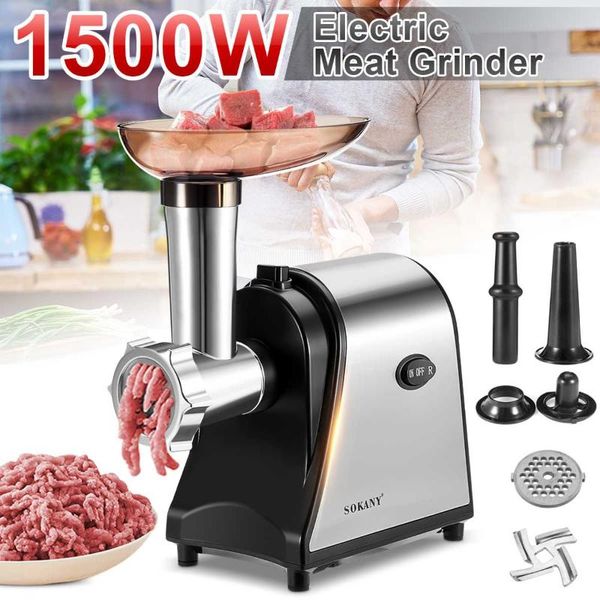meat grinders 1500w electric grinder blender mincer mixer stainless steel powerful kitchen chopper sausage processor
meat grinders 1500w electric grinder blender mincer mixer stainless steel powerful kitchen chopper sausage processor