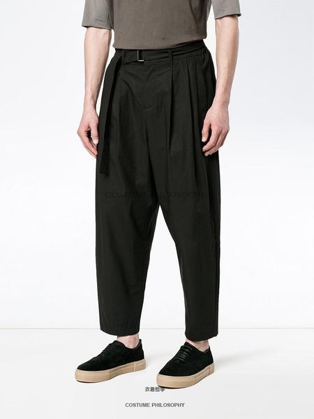 men's pants 27-44 2021 clothing gd hair stylist fashion catwalk belt designed broad leg plus size costumes, Black
men's pants 27-44 2021 clothing gd hair stylist fashion catwalk belt designed broad leg plus size costumes, Black