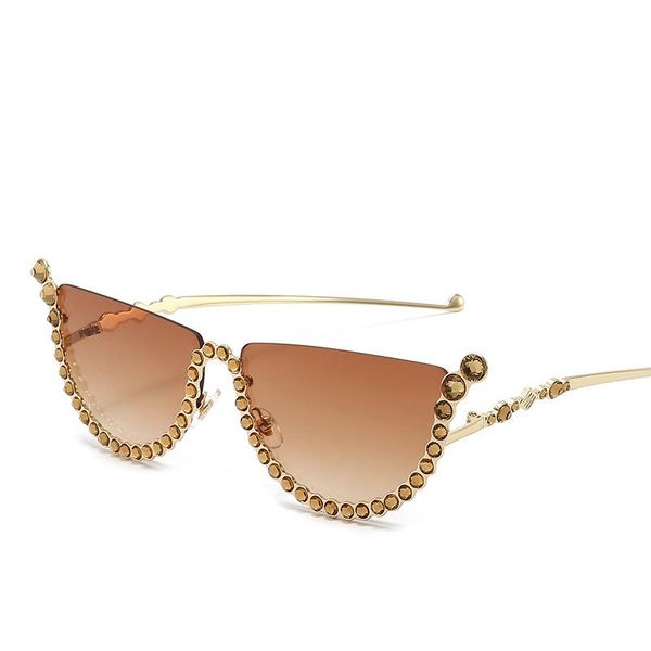 sunglasses vintage fashion luxury diamond women crystal rhinestone half frame brand designer punk travel sun glasses for female, White;black
sunglasses vintage fashion luxury diamond women crystal rhinestone half frame brand designer punk travel sun glasses for female, White;black