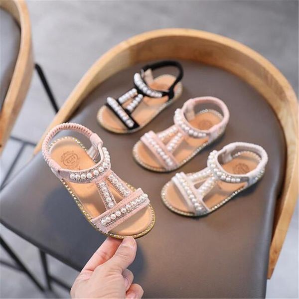 girls fashion pearl sandals summer breathable girl princess shoes soft-soled non-slip beach size 21-30, Black;red
girls fashion pearl sandals summer breathable girl princess shoes soft-soled non-slip beach size 21-30, Black;red