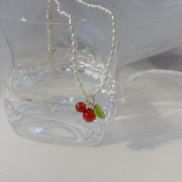 pendant necklaces lovoacc sweet red color cherry chokers for women girls natural freshwater pearl fruit necklace korean jewelry, Silver
pendant necklaces lovoacc sweet red color cherry chokers for women girls natural freshwater pearl fruit necklace korean jewelry, Silver