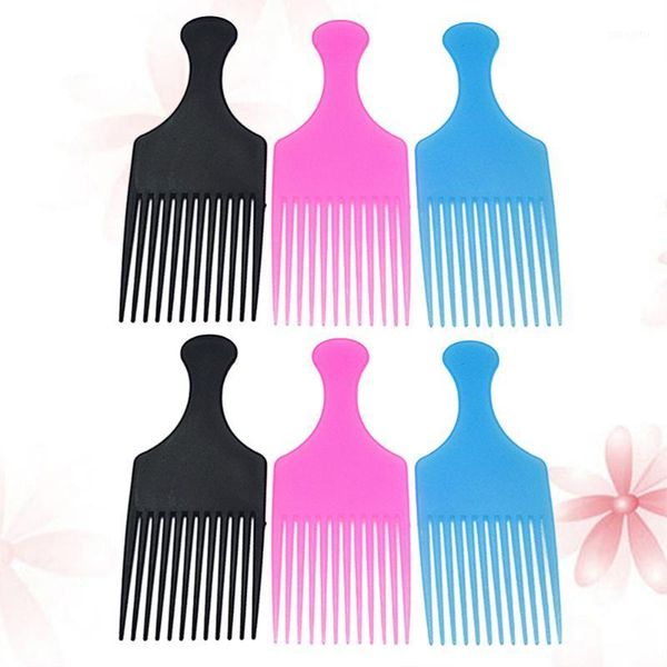 6pcs multifunctional hairdressing comb durable hair styling combs salon for barber shop (black + blue)1, Silver
6pcs multifunctional hairdressing comb durable hair styling combs salon for barber shop (black + blue)1, Silver