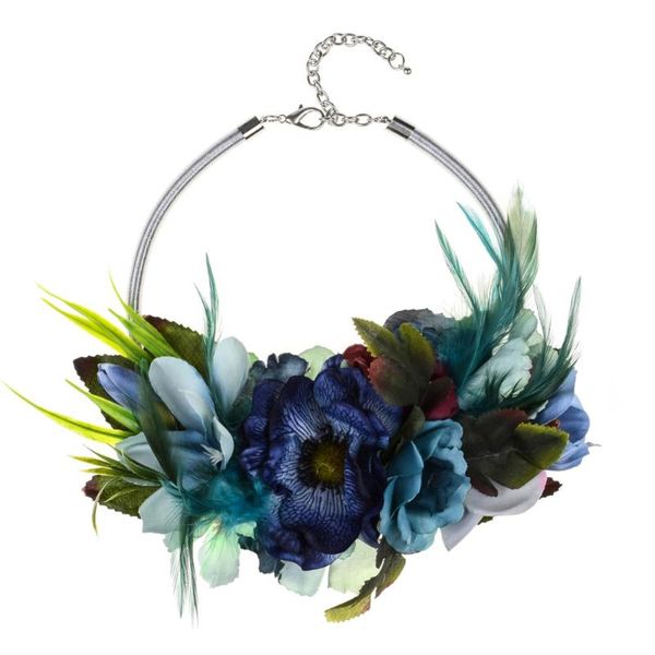 chokers romantic blue flower necklaces & pendants feather necklace women wedding bride pendant charm flowers jewelry, Golden;silver
chokers romantic blue flower necklaces & pendants feather necklace women wedding bride pendant charm flowers jewelry, Golden;silver