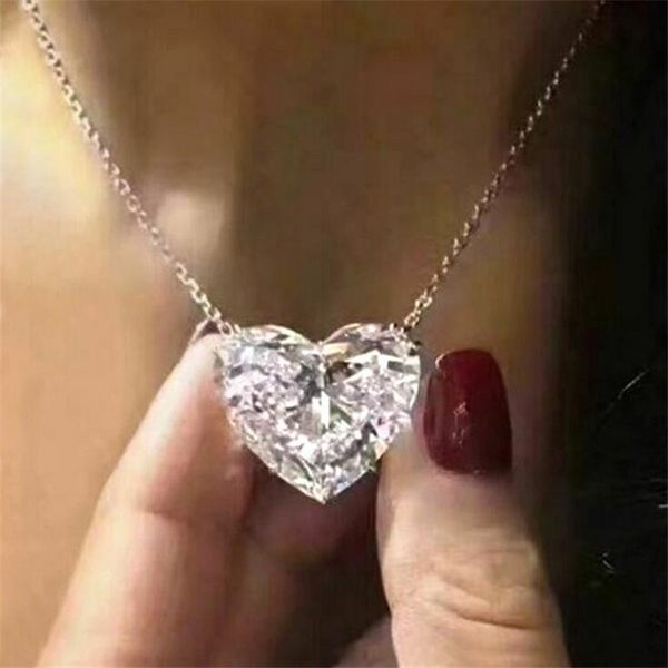 choucong brand simple fashion jewelry solitaire real 925 sterling silver large diamond heart pendant white z gemstones handmade women weddin
choucong brand simple fashion jewelry solitaire real 925 sterling silver large diamond heart pendant white z gemstones handmade women weddin